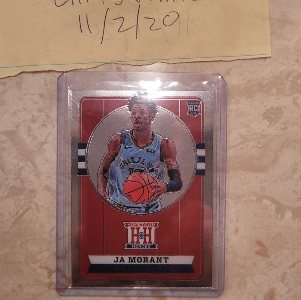 Ja morant hometown heroes rookie card